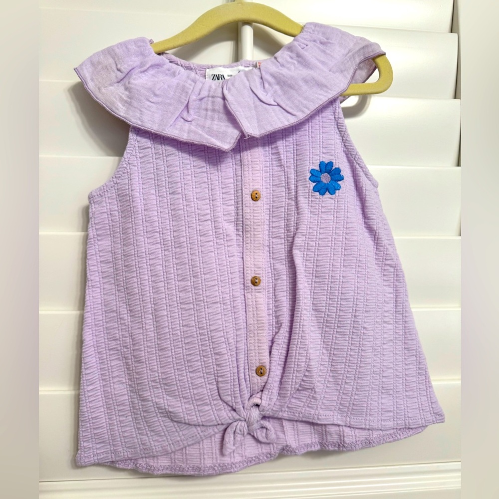Purple Collared Tank